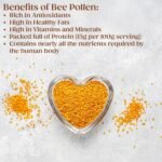 Nutriseed Bee Pollen 250g - Nutrient Rich Complete Superfood with Vitamins, Minerals, Amino Acids & Fatty Acids, Rich in Protein & Antioxidants, 100% Natural, Gluten-Free, Sourced from Spain - Image 3