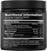Turmeric Curcumin - 48000mg from a 60:1 Extract with 95% Curcuminoids - 800mg Per Serving - Black Pepper & MCT Oil for Enhanced Absorption - Third-Party Lab Tested - 60 Capsules - Image 3