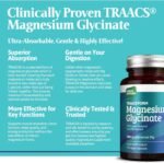 Magnesium Glycinate TRAACS (Bisglycinate) 240mg - 120 Vegan Capsules, 100% Pure, No Fillers/Buffers, Chelated, Highly Bioavailable, Muscle & Sleep Support, Stress Relief, UK Made by Nature Provides - Image 3