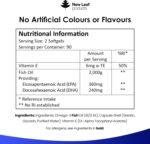 Omega 3 2000mg Capsules - High Dose Fish Oil - Enriched with Vitamin E - Two A Day Pure Fish Oil Gel Capsules - Helps Maintain Healthy Eyes, Brain Function, & Skin - GMO-Free, GMP, & UK Made - Image 5