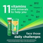 Berocca Vitamin C Effervescent Tablets, with Magnesium, Vitamin B12 & Vitamin B Complex, Orange Flavour, 1 Pack of 45 Tablets - 6 Weeks Supply - Image 3