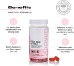 Hair, Skin & Nails Vitamin Gummies by Known | 60 Two-a-Day Vitamin Gummies (One Monthís Supply) | Natural Botanical Extract | for Healthy Hair, Skin & Nails | Strawberry Flavoured Gummies (Pack of 1) - Image 3