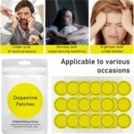 30PCS Dopamine Patches, Plant-Based Formula, Energy Supplement Patches, Dopamine Supplements for Mood Boost & Positivity Support, Natural & Long-Lasting Body Care - Image 4