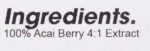 Bodybuilding Warehouse, Pure Acai Berry Powder -Unflavoured-100g - Image 4