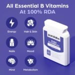 Purolabs Vitamin B Complex | High Strength | Eight Essential B Vitamins | High Absorption | Methylated with Folate, B6 & B12 | 60 Vegan Capsules | Made in The UK - Image 3