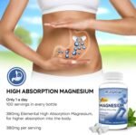 Magnesium Supplement Complex MGSPORT - High Absorption with Vitamins B6, D, E - Relieves Leg Cramps, Muscle Support & tensed Muscles 100 Servings - Image 3