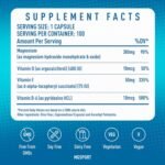 Magnesium Supplement Complex MGSPORT - High Absorption with Vitamins B6, D, E - Relieves Leg Cramps, Muscle Support & tensed Muscles 100 Servings - Image 4