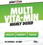 Per4m High Dose Daily Multi Vitamin & Minerals | 20 Essential nutrients for Health, Energy & Focus | 30 Servings and 30 Capsules - Image 4