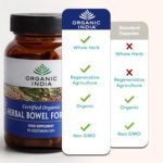 Organic India Herbal Bowel Formula with Bael Leaf, Chandrashoor Seed & Psyllium Husk, Certified Organic & Vegan, 90 Capsules - Image 4