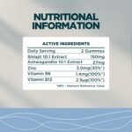 Myprotein Shilajit Gummies – Shilajit & Ashwagandha Blend with Zinc, B6 & B12 – Blackcurrant Flavour – Daily Support for Immunity, Hormones & Energy – Vegan Gummies (60) - Image 4