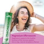 Natures Aid Magnesium Effervescent 20 Tablets – Strawberry Flavour – Supports Muscle, Nerve & Bone Health – High Absorption – Vegan, Non-GMO, Gluten-Free – Essential Daily Supplement - Image 3