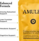 Amulet - Alcohol Craving Suppressant Tablets with Kudzu Root, NAC & Artichoke Leaf – Natural Stop Drinking Alcohol Aid – Supports Liver Detox, Energy & Brain Function – 30 Servings (UK Made) - Image 3