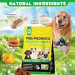 Dog Probiotics for Gut Health – 6 Billion CFU Multi-Strain Digestive Treats – Vet-Formulated Probiotics for Dogs, Dog Diarrhea Treatment, Immune & Skin Support – 60 Duck-Flavoured Chews - Image 3