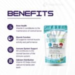 Vitamin D3 4000 iu & Vitamin K2 MK7 100μg | 1 Year Supply | 365 Easy-Swallow Vitamin D3 K2 Tablets | 1-A-Day High Strength Vegetarian D3 and K2 Vitamin Supplements | Vitamin D Tablets | UK Made - Image 4