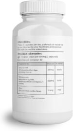 Hey Nutrition Magnesium Complex High Strength 205mg Supplement - Zinc, Vitamin D3 - Muscle & Bone Health, Nerve Function & Energy Support - UK Manufactured - Non-GMO - 60 Vegetarian Capsules - Image 3