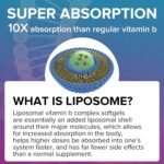 Liposomal Vitamin B Complex Softgels - 9 Methylated B Vitamins for Easy Absorbed, Vitamin B6, Folate & Inositol, 10x Better Absorption, One Softgel a Day, 90 Softgels (Pack of 1) - Image 4