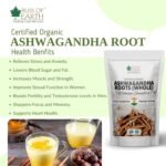 Bliss of Earth Ashwagandha Roots Whole, Withania Somnifera Roots, Premium Grade Help Boost Immunity Stress Relief, 200gm - Image 5