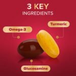 Seven Seas JointCare Plus Turmeric, with Omega-3, Glucosamine, Chondroitin, Vitamins C and D, Manganese and Zinc, Food Supplements, 30-Day Pack - Image 4