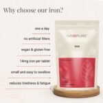 INNOPURE Iron Tablets High Strength 14mg - Vegan Iron Supplements for Women and Men, Reduces Tiredness and Fatigue, 1 Daily Tablet (90 Count) UK Made - Image 4