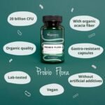 Vegavero Probiotics & Prebiotics | 100% Organic | 20 Strains (Lactobacillus + Bifidobacterium) | 20 Billion Active Bacteria & Acacia Fibre | 60 Vegan Capsules | NO Additives - Image 3