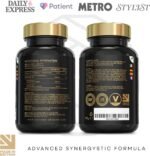 Advanced Magnesium Complex with Vitamin B6 | Made in The UK | Magnesium Supplements for Restless Leg Syndrome Relief, Leg Cramps & Sleep | Mag Citrate, Oxide & VIT B6 | 120 Capsules - Image 3