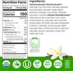 Orgain Organic Vegan Protein Powder, Vanilla Bean - 21g of Plant Based Protein, Low Net Carbs, Non Dairy, Gluten Free, Lactose Free, No Sugar Added, Soy Free, Kosher, 1.02 Pound (Packaging May Vary) - Image 3