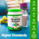 Orgain Organic Vegan Protein Powder, Vanilla Bean - 21g of Plant Based Protein, Low Net Carbs, Non Dairy, Gluten Free, Lactose Free, No Sugar Added, Soy Free, Kosher, 1.02 Pound (Packaging May Vary) - Image 4