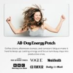 Advanced Energy Boost Patch for Tiredness, Fatigue, Alertness, Mental Focus | Caffeine, Taurine, Green Tea, Vitamin B3, B5, B6 & More | Vegan & Latex Free (Pack of 15) - Image 4