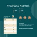 Freja Collagen Protein Shake | Chocolate | Natural Bone Broth Powder | Dairy & Gluten Free | 300g (12 Servings) - Image 5