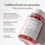 Apple Cider Vinegar Gummies with The Mother 1000mg | Enhanced with Vitamin B12 & Folic Acid | 60 Vegan ACV Capsules with Pomegranate & Beetroot Powder | Natural Ingredients by Free Soul - Image 4