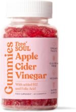 Apple Cider Vinegar Gummies with The Mother 1000mg | Enhanced with Vitamin B12 & Folic Acid | 60 Vegan ACV Capsules with Pomegranate & Beetroot Powder | Natural Ingredients by Free Soul - Image 6