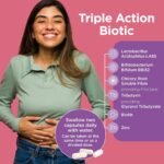 Healthspan Triple Action Biotic | Optimal Gut & Digestion Support | Pre, Pro & Post Gut Health | Chicory Root Fibre | 20 Billion Probiotic Bacteria | Plus Tributyrin | Added Biotin & Zinc | Vegan - Image 4