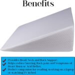 Memory Foam Therapy Bed Wedge Pillow – Ultimate Support for Pain Relief, Better Breathing, and Restful Sleep - Image 3