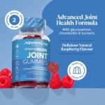 Joint Gummies - Glucosamine and Chondroitin High Strength - Turmeric, Vitamin D, E & C, Glucosamine Sulphate & Chondroitin - Joint Care Supplements for Women and Men - 1 Month Supply - Novomins - Image 3