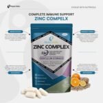 NutriVolv High Strength Zinc Complex with OptiZinc® Monomethionine – 30 Vegetarian Capsules | 5-in-1 Formula with Vitamin C, D3, Selenium & Copper | Immune Booster, Skin & Hair Support - Image 3