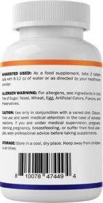 Vitamatic L-Theanine Supplement 400mg per Serving - 240 Tablets - Non-GMO, Gluten Free - Image 4