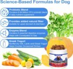 Dog Probiotics with Prebiotics & Digestive Enzymes | Fast-Acting Chews for Diarrhea Relief, Gas & Gut Health | Lamb Flavor Supplement for Immune & Anal Gland Support | 150 Soft Chews - Image 3