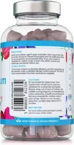 Magnesium Gummies, Providing 180mg Daily dose of Elemental Magnesium from Citrate - 60 Natural Berry Flavour Chewable Yummy Gummies for Better Sleep, Muscle and Nerve Support - UK Made - Image 4