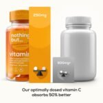 Vitamin C Gummies for Adults 250mg, Boost Immunity, Energy & Collagen Production for Skin, Antioxidant - Non GMO & Gluten Free, 60 Vegan Vitamin C Chewable Gummies (Not Tablets) - Image 4