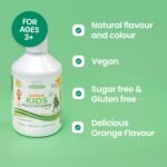 Swedish Nutra - Super Kids Multivitamin Liquid Food Supplement - 500 ml, 33 Day Supply | Vitamins, Minerals & Super Greens to Boost Growth, Energy & Immunity | Natural Orange Flavour | Age 3+ - Image 5
