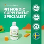 Swedish Nutra - Super Kids Multivitamin Liquid Food Supplement - 500 ml, 33 Day Supply | Vitamins, Minerals & Super Greens to Boost Growth, Energy & Immunity | Natural Orange Flavour | Age 3+ - Image 6