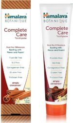 Himalaya Botanique Complete Care Toothpaste with Natural Cinnamon and Mint | Gives Freshness and a Cooling Effect| Herbal extracts| Makes Teeth Whiter- 150g (Pack of 2) - Image 3