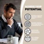 Brain Boost Nootropic Supplement, Supports Cognitive Function, Energy Levels, Focus & Memory Function, 60 Halal Vegetarian Capsules, with Ashwagandha & Chamomile Extract, DeenVida Nutrition - Image 3