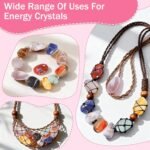 12PCS Healing Crystals Gemstones Set, 3-5CM Natural Polished Gem Stones, Lucky Pocket Stone for Yoga Balancing, Meditation, Reiki, Anxiety Stress Relief (A-12) - Image 5