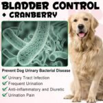 Bladder & Kidney Support for Dogs, Urinary Tract treatment and Bladder Control Supplement, Soft Chews with Cranberry and D-Mannose, Natural Immune System Booster - Peking Duck Flavor, 30pcs - Image 5