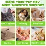 Probiotics for Cats, Cat Probiotic Drops with Prebiotic and Enzymes, Cat Probiotics Supplement Help Digestive Support Gut Health, Boosts Immunity, for All Breed Ages 60 ml - Image 4