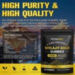 Shilajit Gummies,Pure Himalayan Gold Shilajit 3000mg for Men and Women add 85+ Trace Minerals,Immune Support,Energy Boost & Focus,60 Gummies Individually Wrapped - Image 5