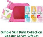 Simple Booster Face Serum Collection Gift Set, Vitamin C+E+F, Hyaluronic Acid & Niacinamide, For Hydrated, Glowing & Balanced Skin 3 x 30 ml - Image 4