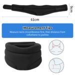Vitavix Neck Support for Snoring, Adjustable Neck Brace with Soft Foam Collar for Sleeping, Cervical Support for Pain Relief - Image 3