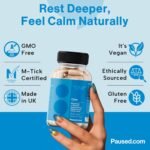 Paused Magnesium Glycinate Calm Supplement - 30 Day Supply | Menopause-Friendly Magnesium, L-Theanine, Saffron Extract & Shilajit Complex for Stress, Mind & Sleep Support | Vegan & Gluten-Free | UK - Image 3